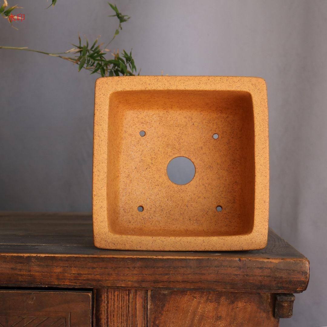 四方植木鉢 中国宜興 紫砂の鉢 盆栽鉢 植木鉢 小品盆栽鉢 大品盆栽鉢