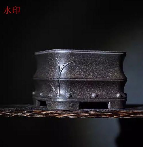 紫砂鉢 六方盆 中国宜興 盆栽鉢 植木鉢 小品盆栽鉢 大品盆栽鉢 中国