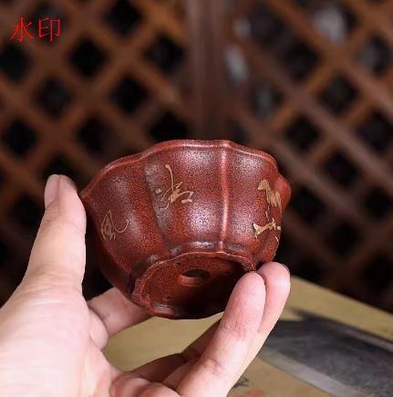 紫砂の鉢盆栽鉢 植木鉢 小品盆栽鉢 大品盆栽鉢 台湾紫砂の鉢 - メルカリ