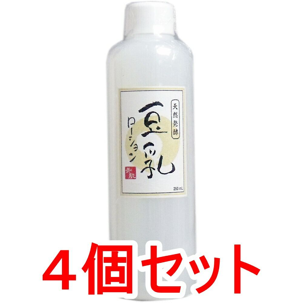 天然発酵 豆乳ローション 250mL×4個セット