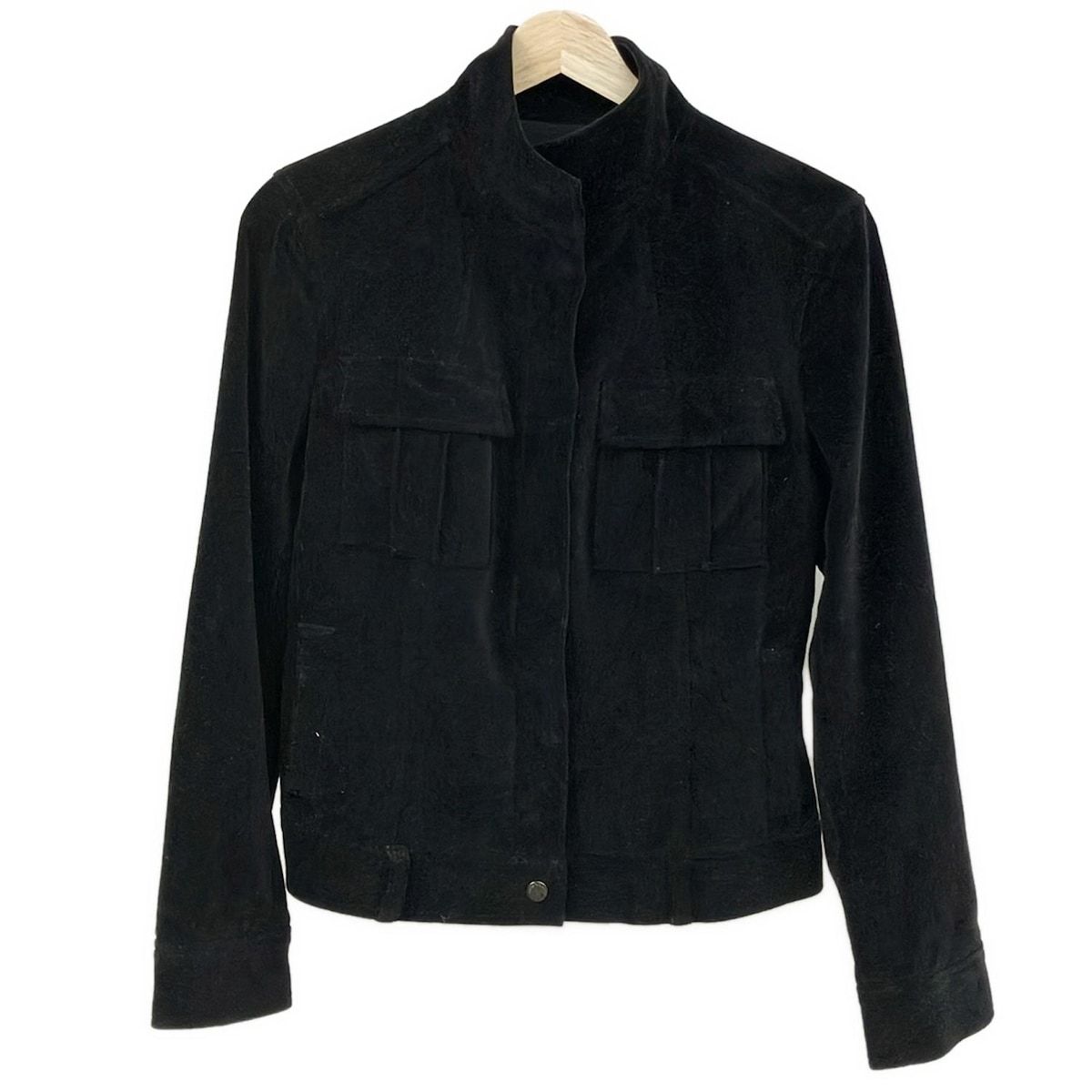 Burberry LONDON バーバリーロンドン ブルゾン サイズ40 L レディース - 黒 長袖 ジップアップ 秋 冬