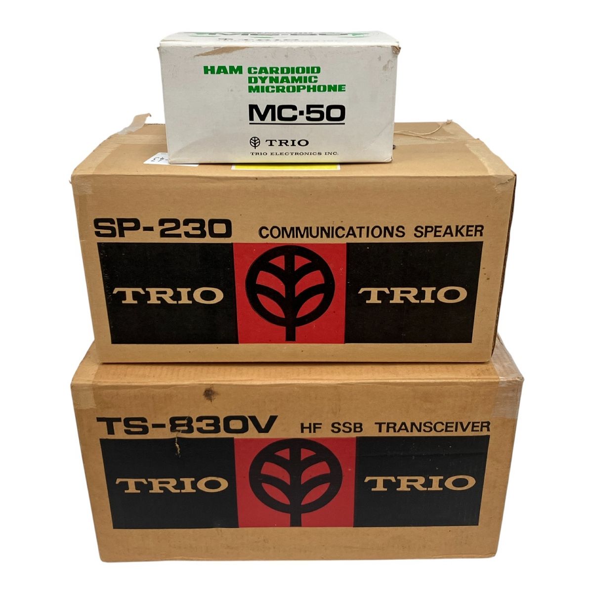 TRIO トリオ TS-830V トランシーバー SP-230 MC-50 スピーカー マイク