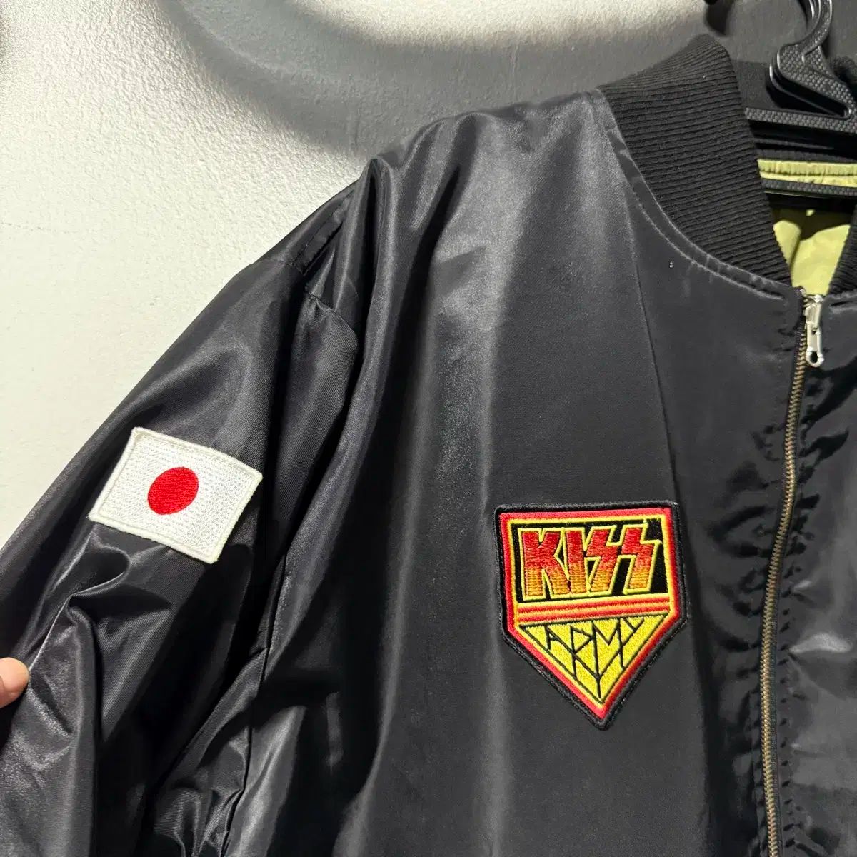Kiss 2016 日本 ツアー リバーシブル マルチ プリンティング ma-1