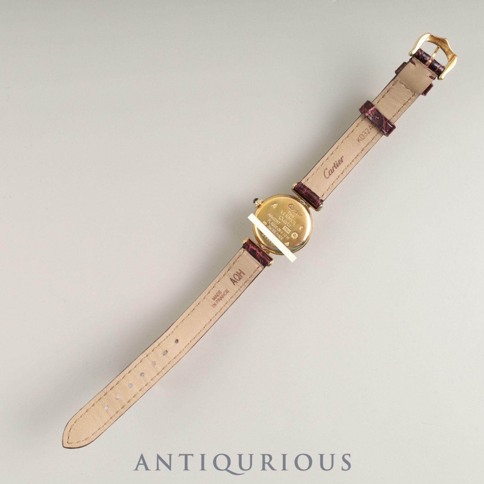 カルティエ マストコリゼ W1000653 / 590002 クォーツ Cal.90 SV925