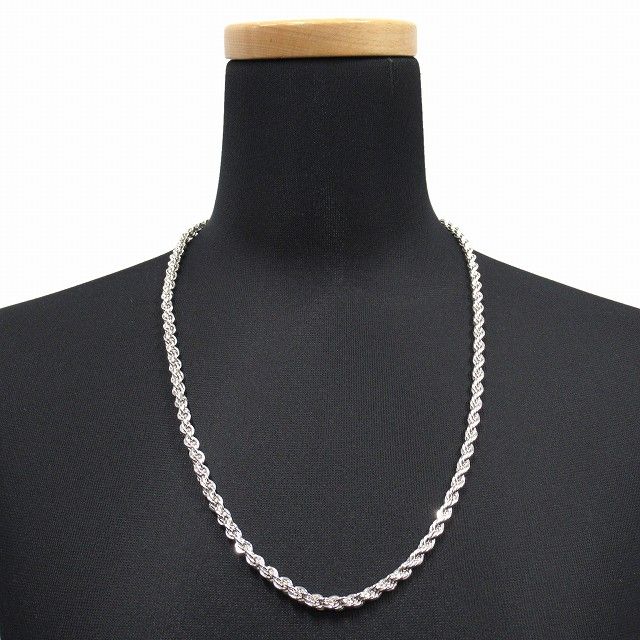 【極美品】ティファニー ツイストロープ 極太チェーン ネックレス ラージサイズ 極美品】ティファニー ツイストロープ 極太チェーン ネックレス ラージ