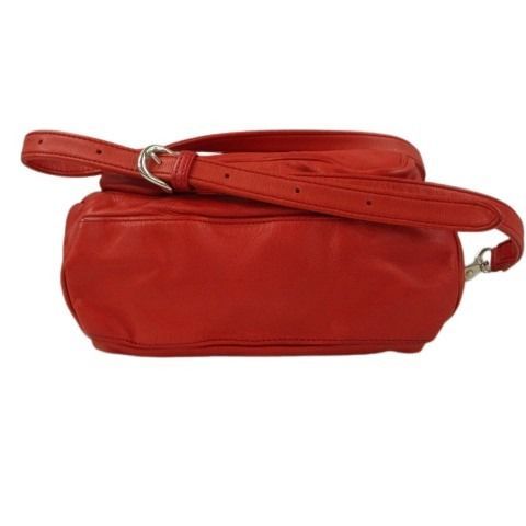 ワイズ Y's レザー ショルダーバッグ 牛革 レッド 赤 ミニ 肩掛け鞄