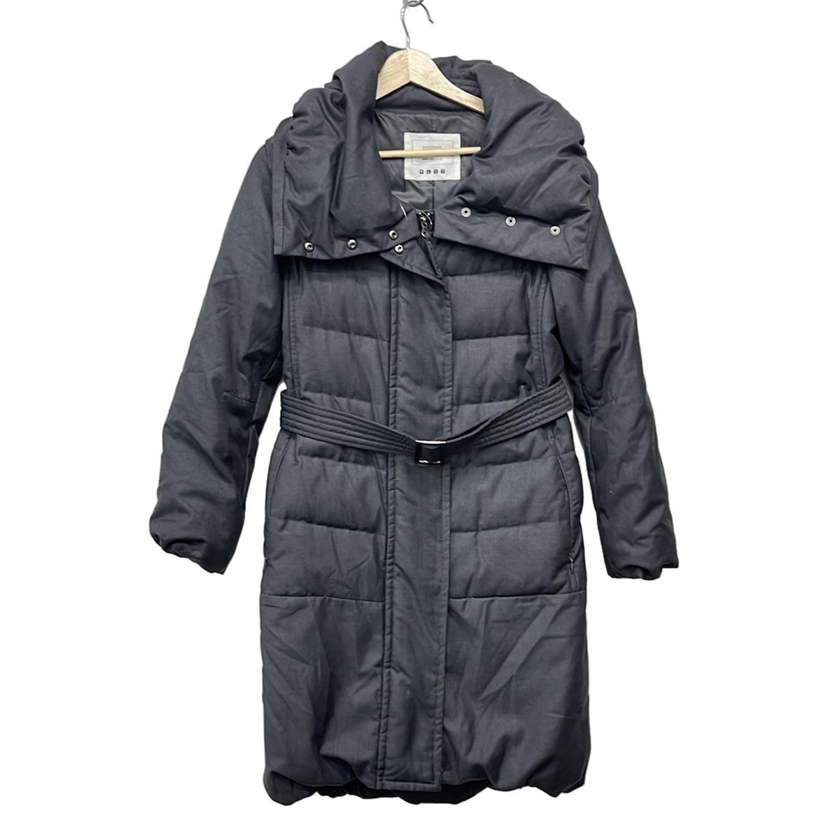 PLS T PLST プラステ ダウンコート サイズ2 M レディース - ダークグレー 長袖 冬