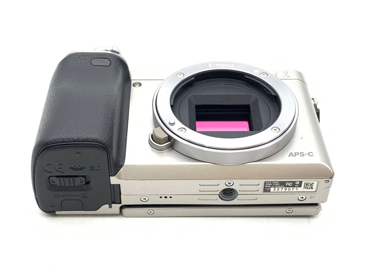 [中古]SONY (ソニー) α6000ボディ ILCE-6000 S シルバー 中古】SONY ソニー α6000 ILCE-6000 シルバー 海外版 ミラーレス一眼