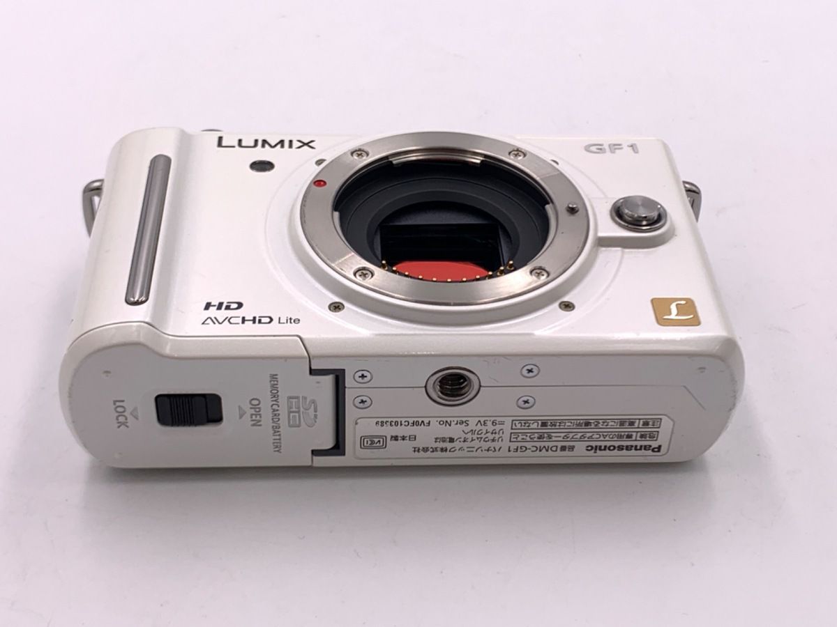 Panasonic DMC-GF1 ホワイト　ボディ 中古】 【並品】 パナソニック DMC-GF1 ボディ シェルホワイト - メルカリ