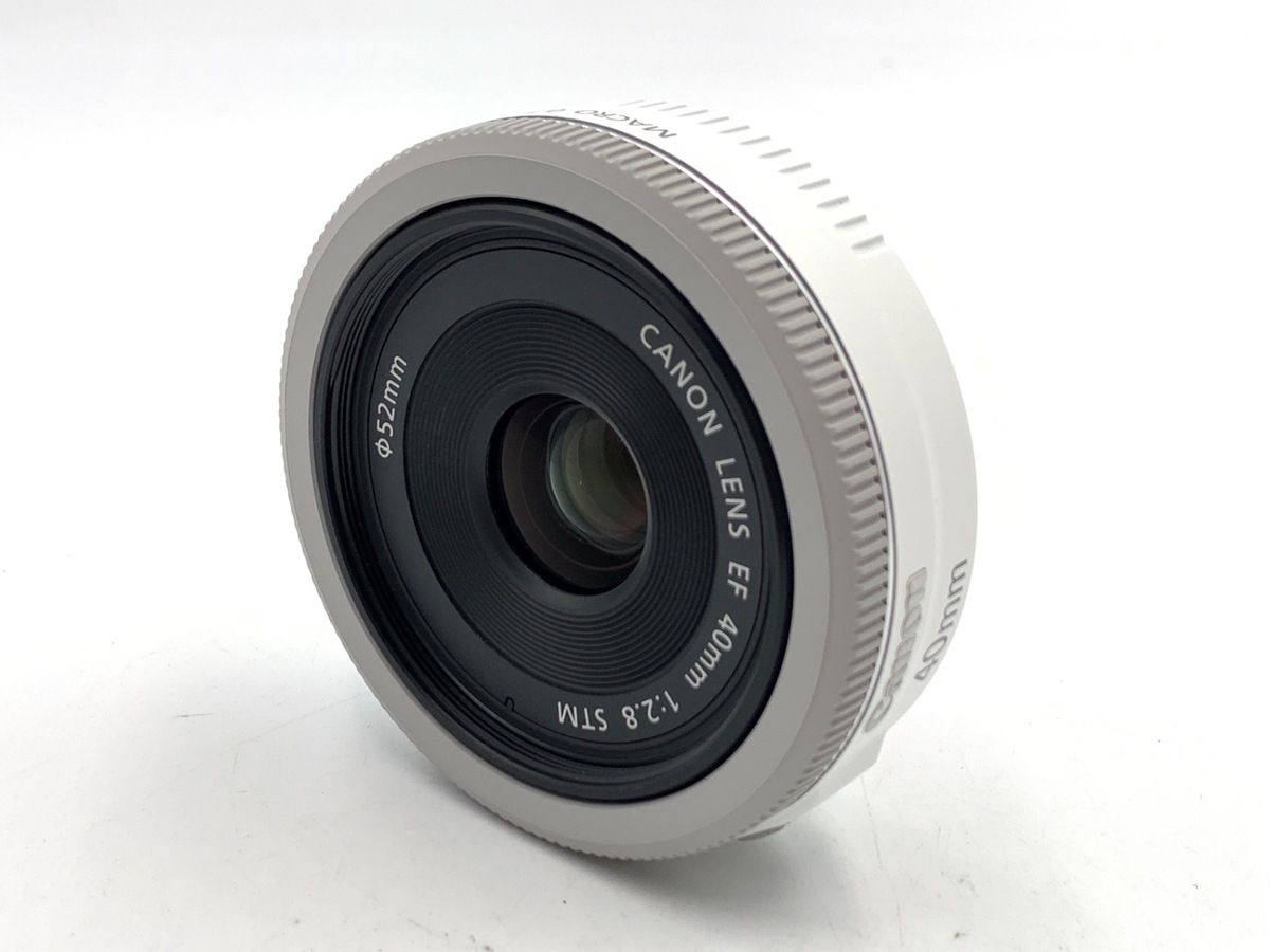 良品】 キヤノン EF 40mm F2.8 配送 STM ホワイト