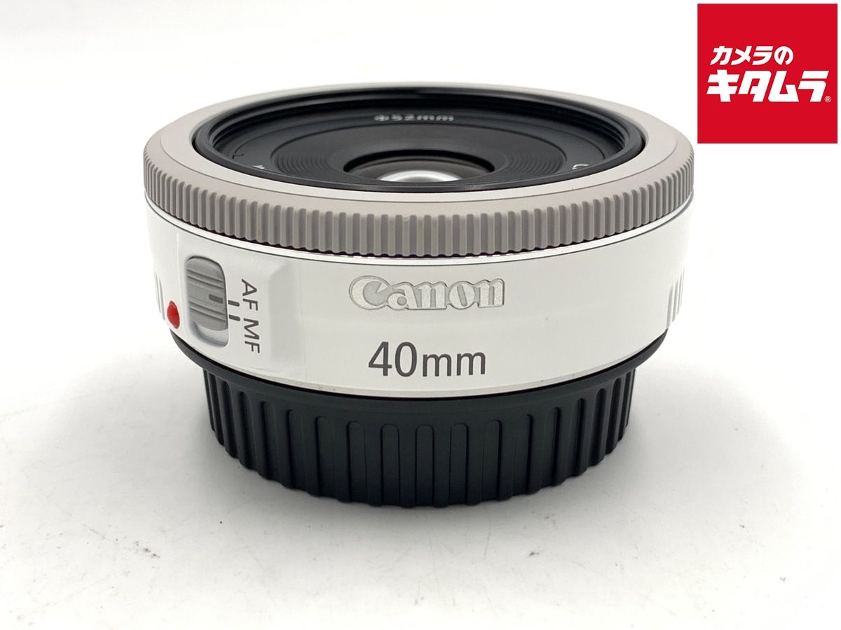 良品】 キヤノン EF 40mm F2.8 配送 STM ホワイト
