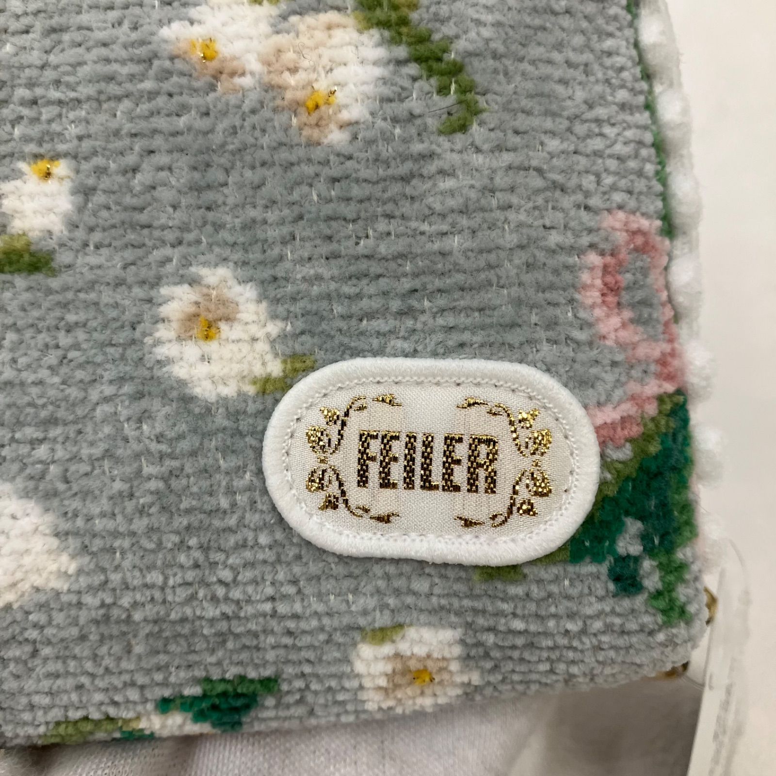 6205 美品 FEILER フェイラー ピュールミュゲ 便利ポーチ タグ付き