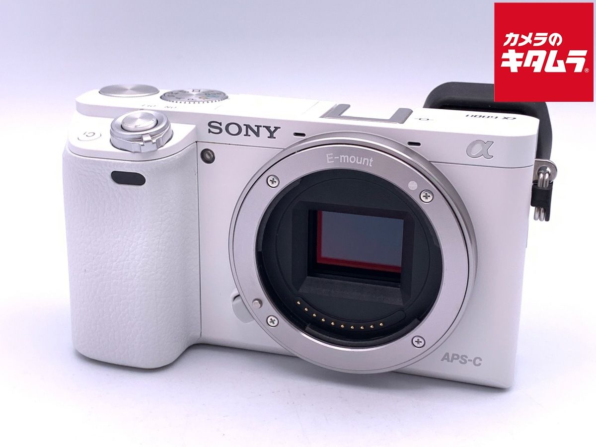 ショット数956枚 SONY ILCE-6000 ホワイト ボディ Amazon.com : Sony Alpha a6000 Mirrorless Digital Camera with 16-50