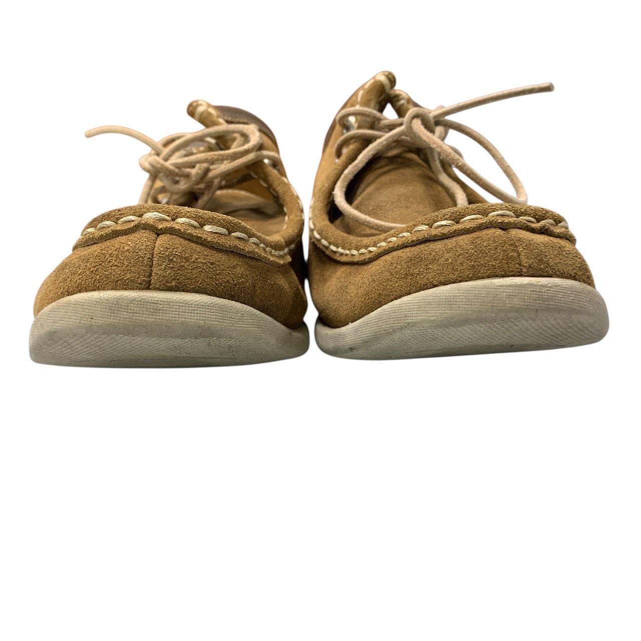 ♪3519 REGAL リーガル スエードシューズ ベージュ デッキ 中古 26