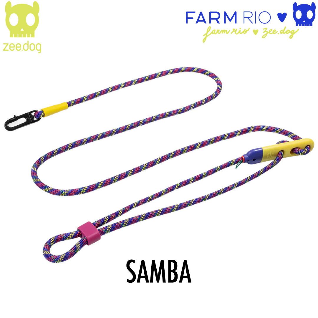 zee.dog ジードッグ HANDS LEASH ハンズフリー リーシュ SAMBA サンバ 760104 リード FARM RIO COLLECTION ファームリオ