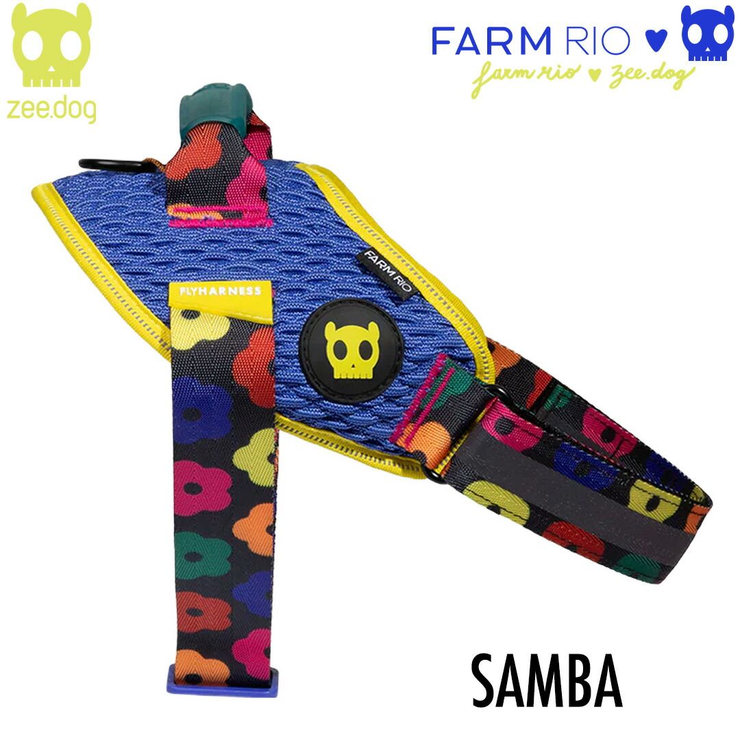 zee.dog ジードッグ FLY HARNESS フライハーネス SAMBA サンバ サイズS 小型犬用 760095 FARM RIO COLLECTION ファームリオ