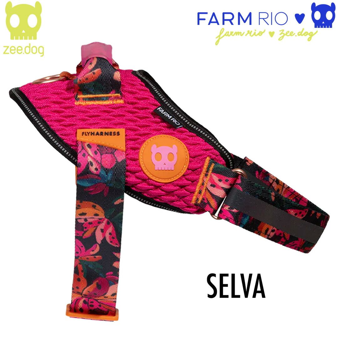 zee dog ジードッグ FLY HARNESS フライハーネス SELVA セルバ サイズL 中型犬 大型犬用 760102 FARM RIO COLLECTION ファームリオ