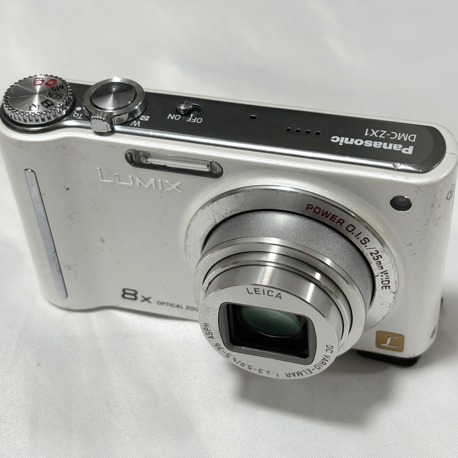 送料無料】Panasonic/パナソニック/LUMIX/ルミックス/DMC-ZX1/ホワイト