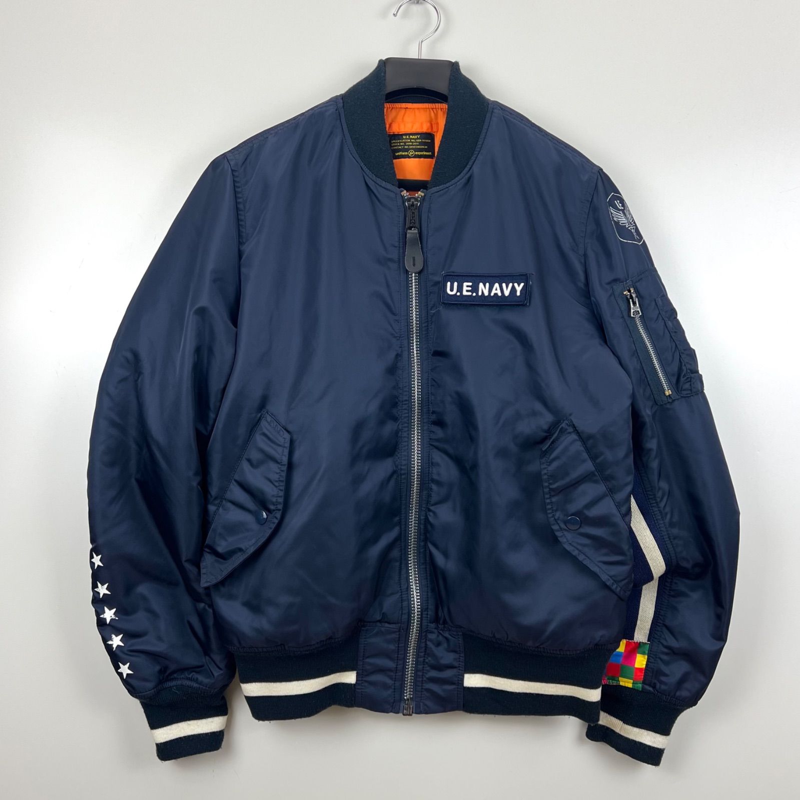 バニラSOPH. MA-1 羊革 ユニフォームエクスペリメント 今週いっぱいSOPH. MA-1 羊革 ユニフォームエクスペリメント - メルカリ