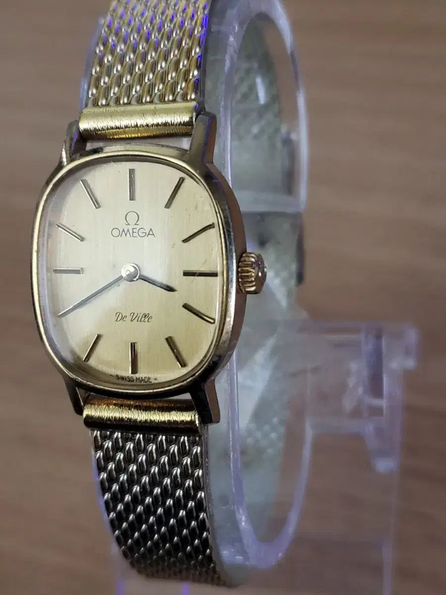  オメガ ゴールド レディース 時計 手巻き 自動巻き時計 腕時計(アナログ)