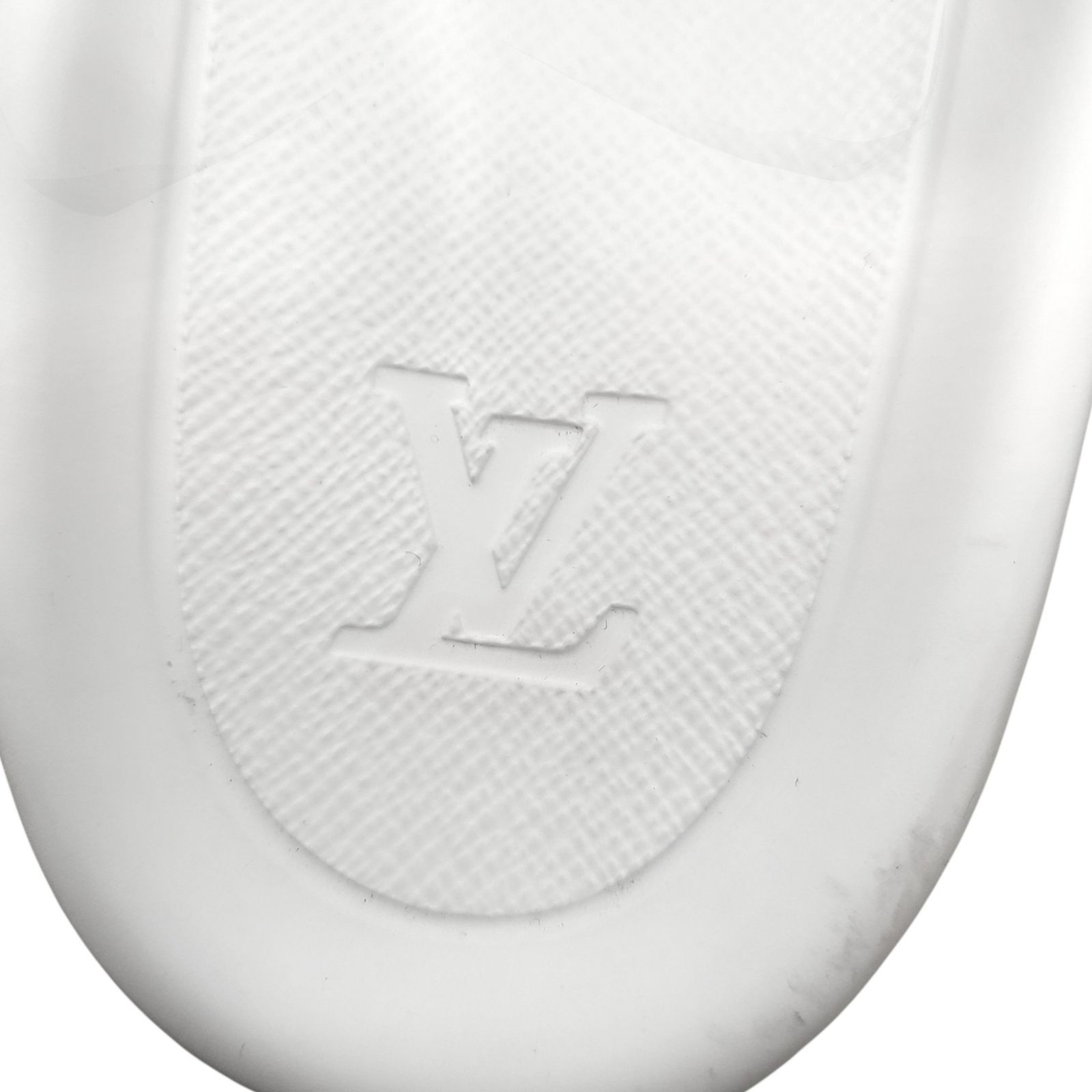 銘品の LOUIS VUITTON ルイ ヴィトン ウォーター フロント ミュール サンダル MN1201 9 ホワイト メンズ