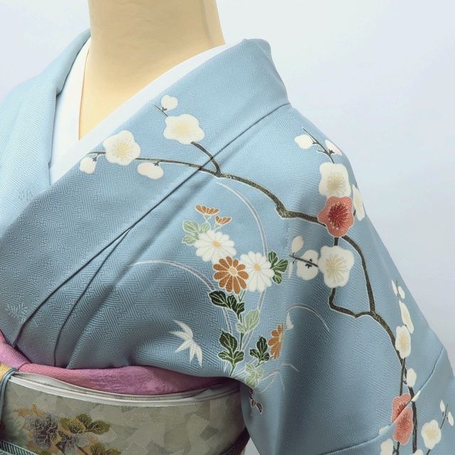専用Y3648◇美品 正絹 やまと誂製 金駒刺繡 手縫い仕立て 桜 訪問着 着物 専用Y3648◇美品 正絹 やまと誂製 金駒刺繡 手縫い仕立て 桜 訪問着