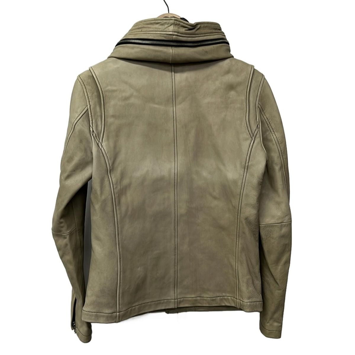 KATHARINEHAMNETT キャサリンハムネット ライダースジャケット サイズL L メンズ - ベージュ 長袖 冬