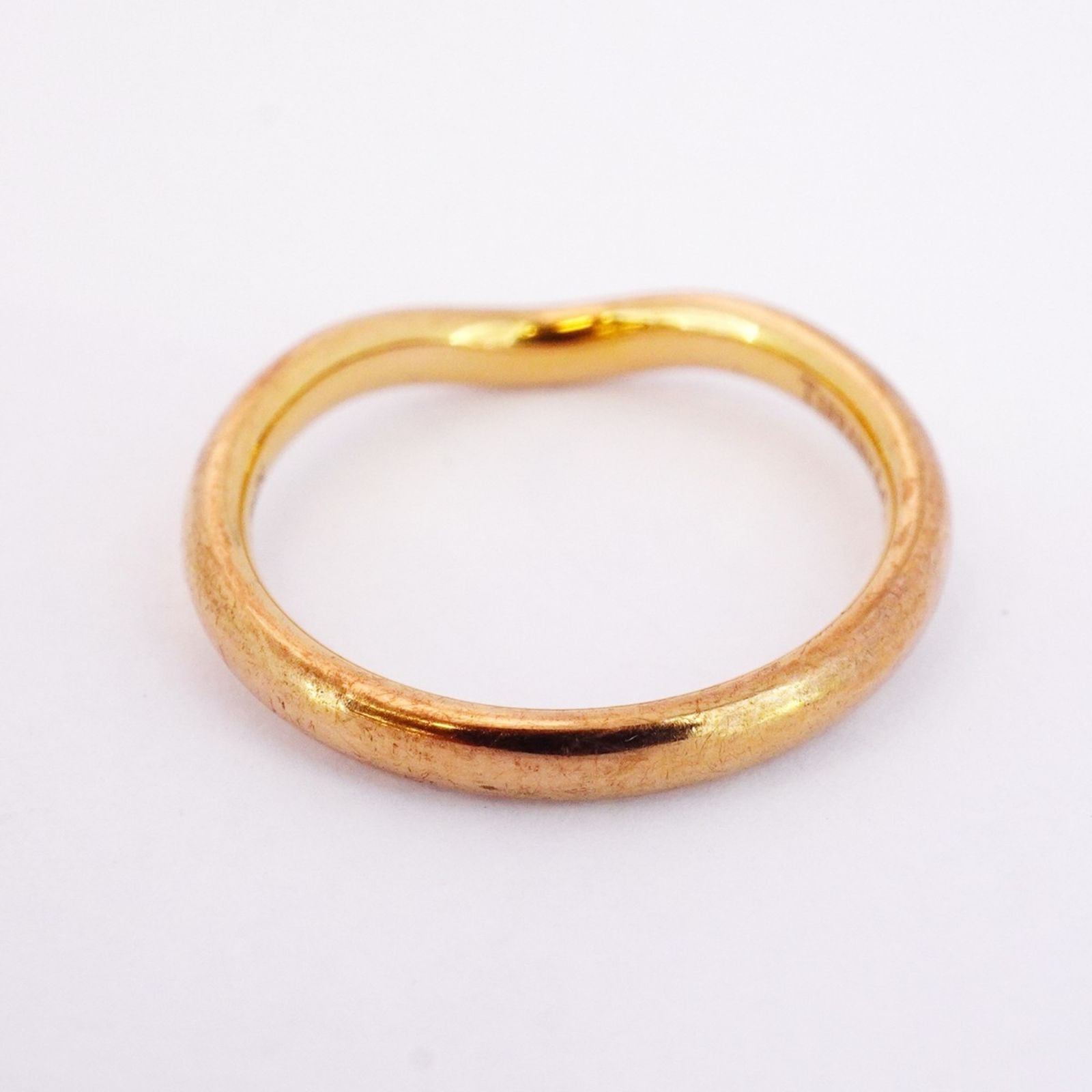 ティファニー(Tiffany) ティファニー リング カーブドバンド 1PD 18KPG