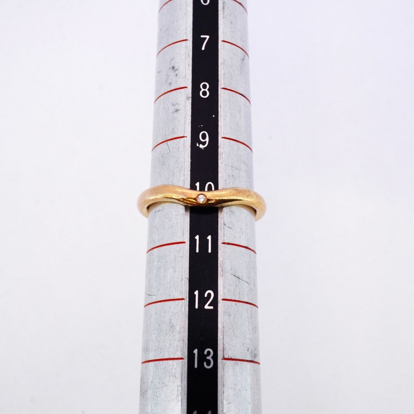 ティファニー(Tiffany) ティファニー リング カーブドバンド 1PD 18KPG