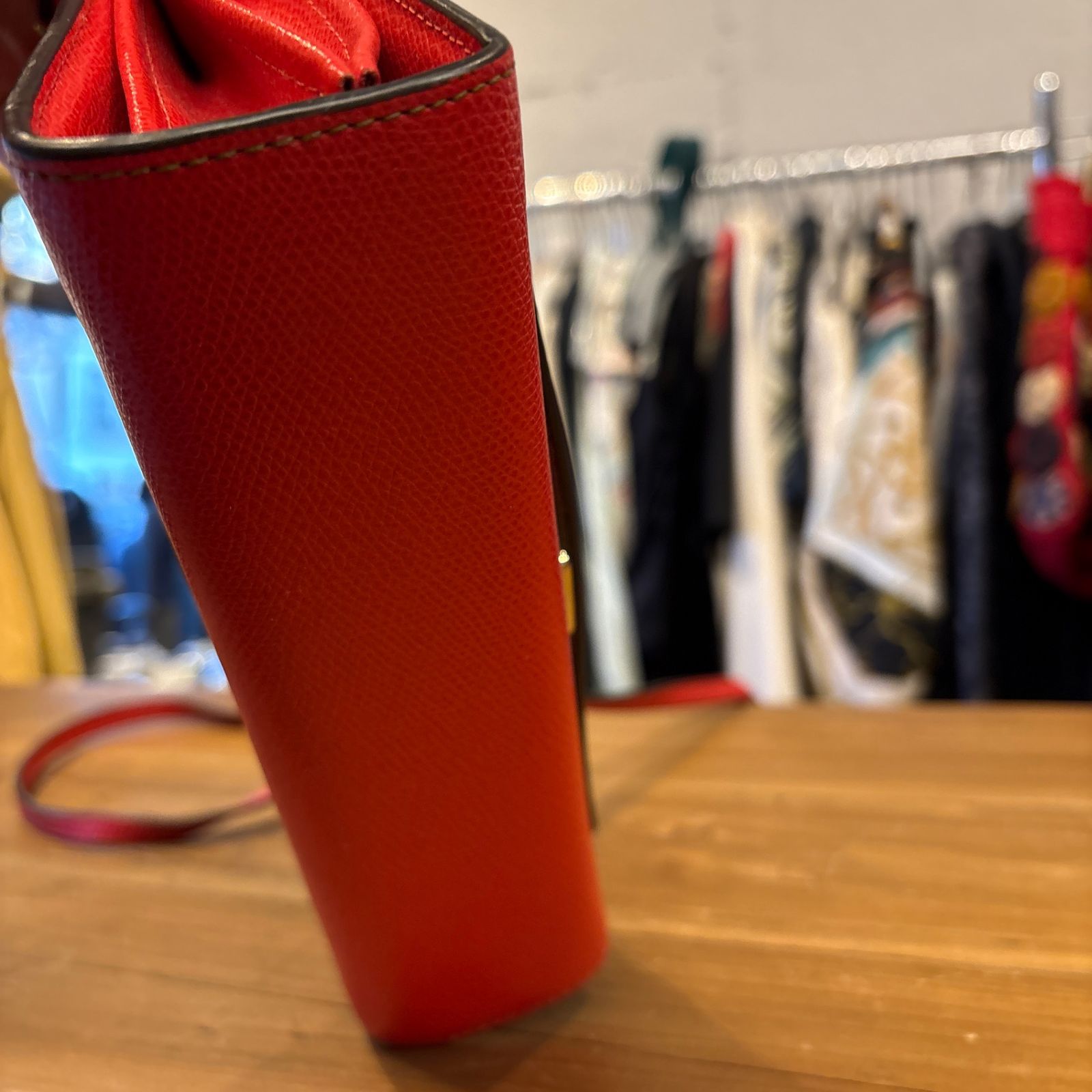  フルラ FURLA 赤 RED レッド 朱色 ショルダー shoulder ミニ mini BAG leather レザー ショルダーバッグ ショルダーバッグ