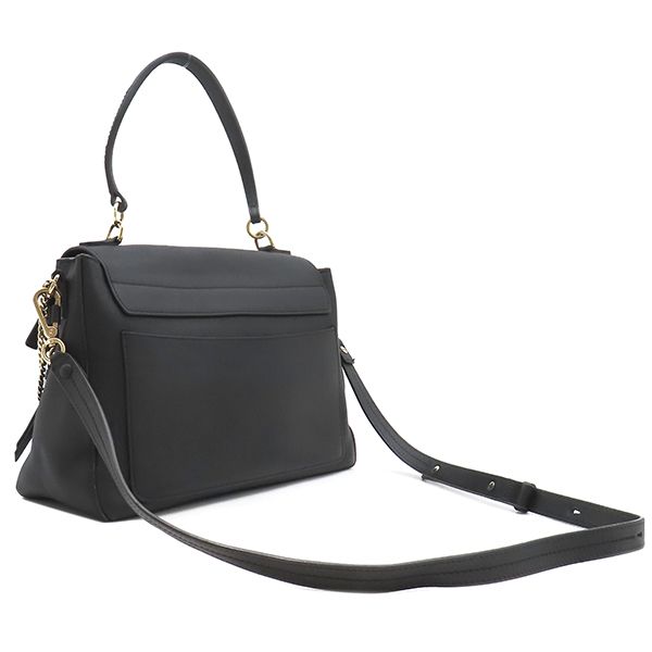 クロエ Chloe 2WAYバッグ フェイ デイバッグ レザー ブラック ゴールド金具 ショルダーバッグ 黒