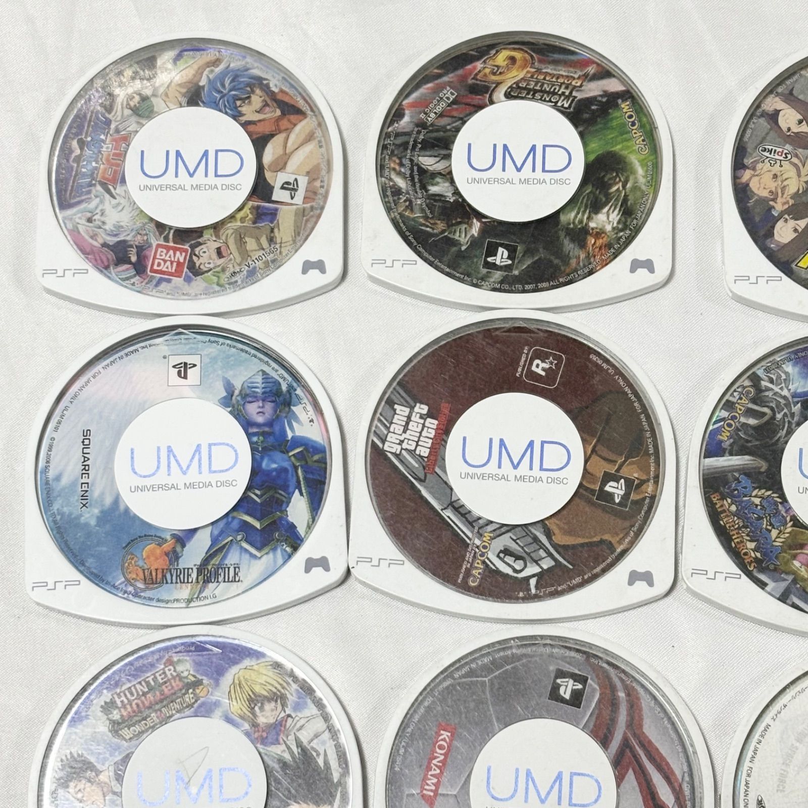 送料無料】PSP/ゲームソフト/15枚セット/まとめ売り/中古品/動作未確認