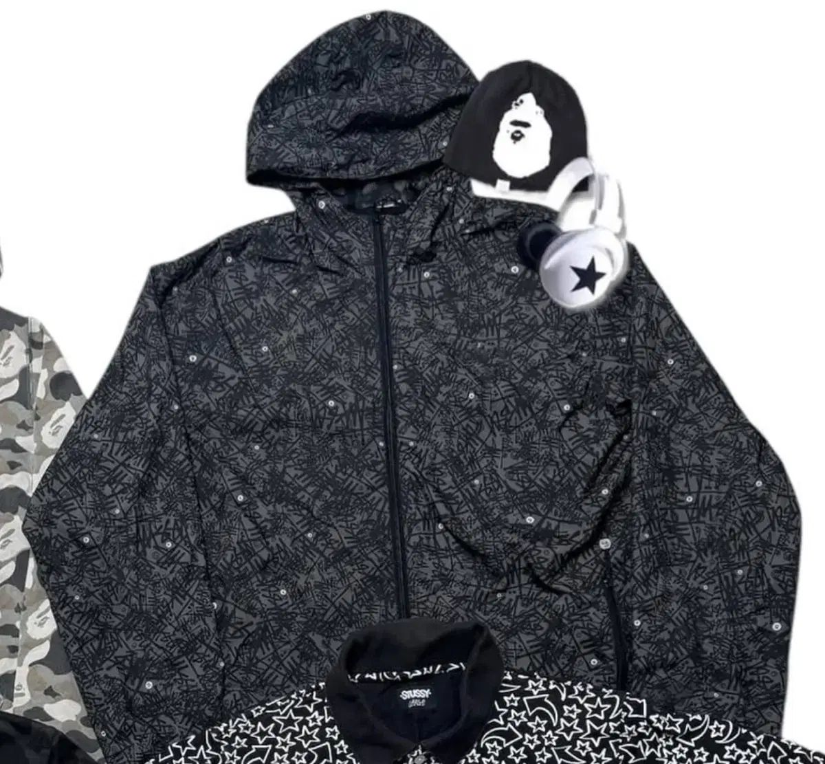 STUSSY ステューシー ロゴ ウィンドブレーカー