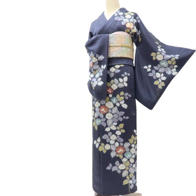 ｍ2247＊美品 正絹 総絞り 手縫い仕立て 訪問着 m2247＊美品 正絹 総絞り 手縫い仕立て 訪問着 作家物】 特選本手刺繍