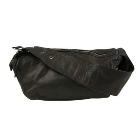 ワイズ Y s レザー ワンショルダー バッグ 馬革 ブラック 黒 かばん 肩掛け鞄