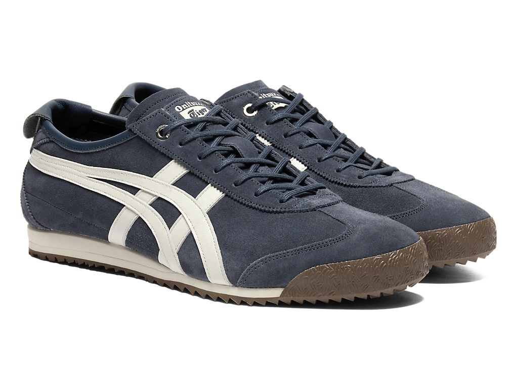  Onitsuka Tiger MEXICO 66 SD ブルー×ホワイト ユニセックス スニーカー き スニーカー 靴