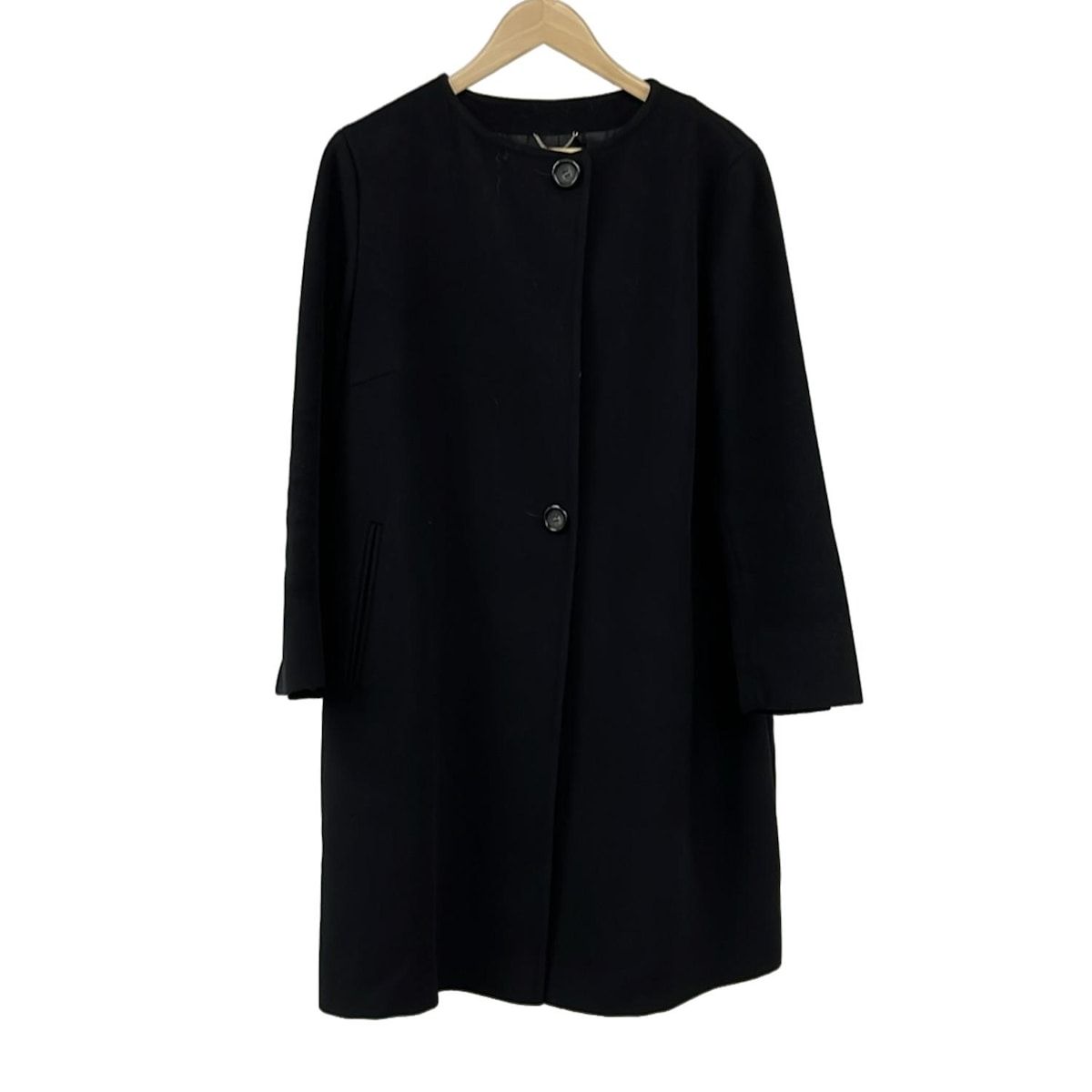 23区(ニジュウサンク) コート サイズ48 XL レディース - 黒 長袖/秋/冬