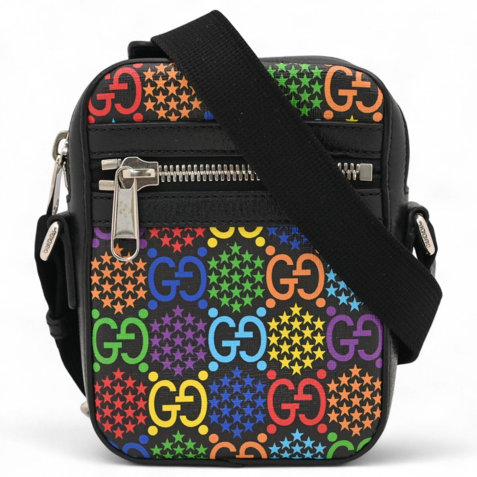 グッチ GGサイケデリック ショルダーバッグ マルチ Aランク gu7758st