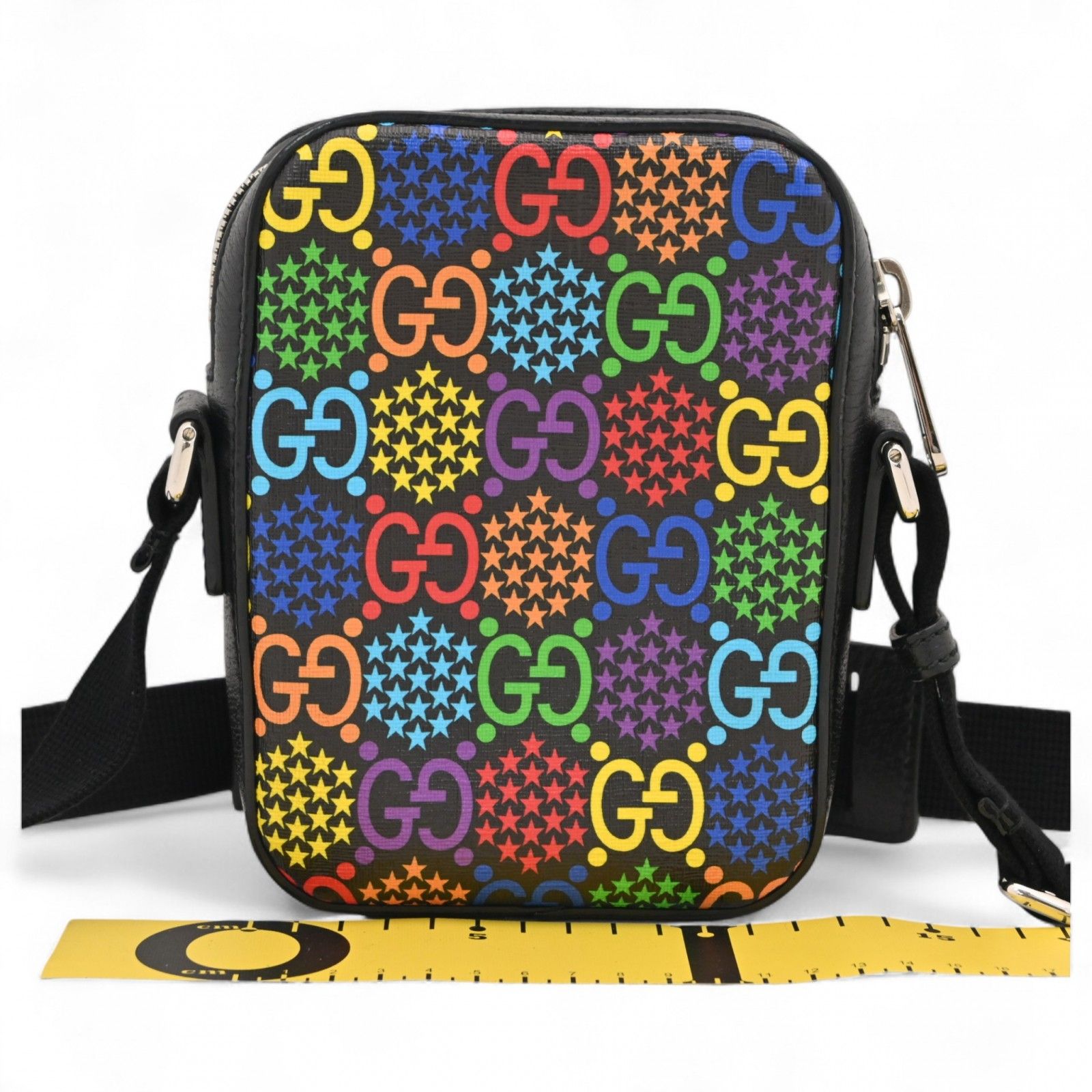 グッチ GGサイケデリック ショルダーバッグ マルチ Aランク gu7758st