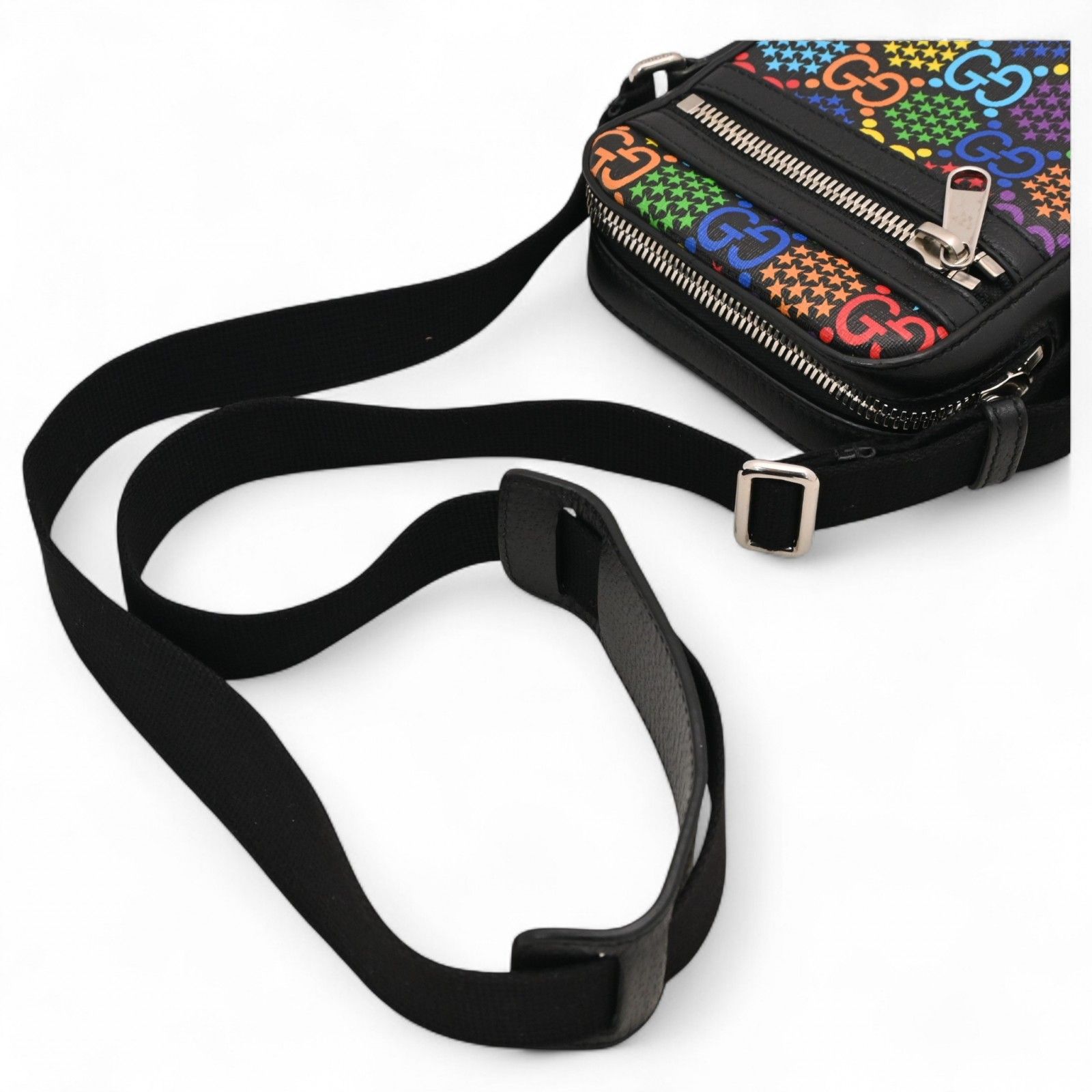  グッチ GGサイケデリック ショルダーバッグ マルチ Aランク gu 7758 st ショルダーバッグ ショルダーバッグ