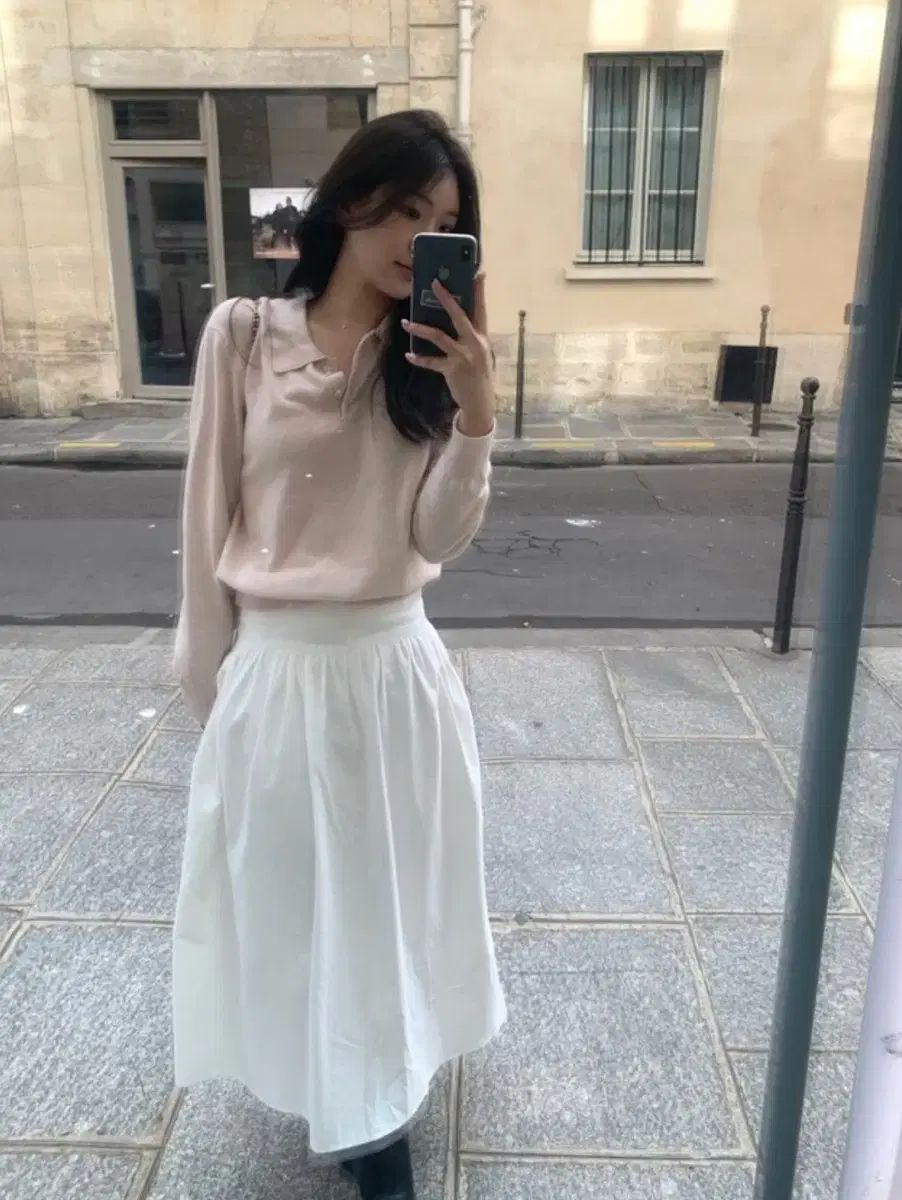 ondemin ニット collar knit ピンク