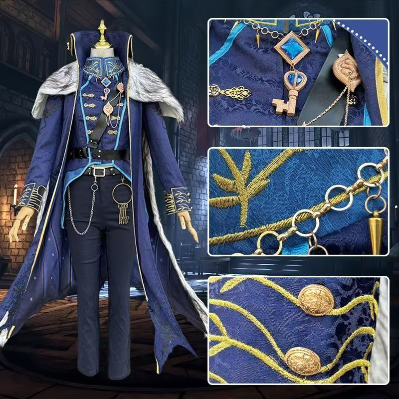 第五人格 コスプレ衣装 隠士典獄長 レディース 奇珍時装 全套C服 ゲーム同款 豪華14点フルセット 高品質設計 漫展用 撮影会衣装 舞台仮装 推し活 イベント用 プレゼントにも最適