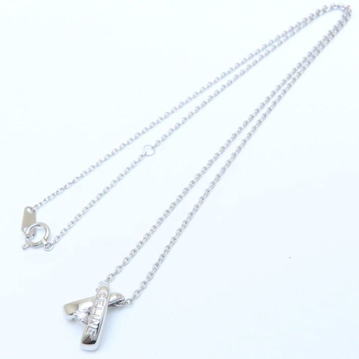 CELINE セリーヌ Cロゴ ダイヤモンドネックレス プラチナ CELINE セリーヌ Cロゴ ダイヤモンドネックレス プラチナ