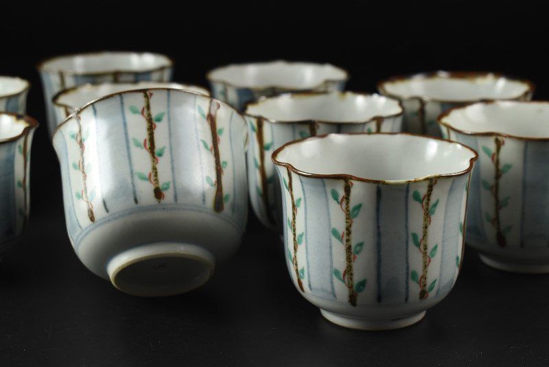 特大 人物 図 色絵大鉢　箱あり 蔵A4640a】九谷 色絵 向付 小鉢 十客 共箱 - メルカリ