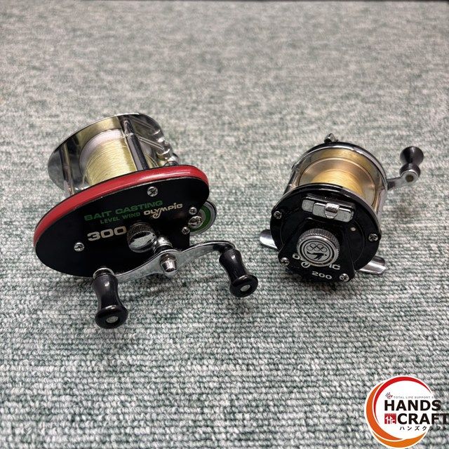 オリムピック LEVELWILD 300 MIDGET 200 ベイトキャスティング ベイトリール 2個セット OLYMPIC