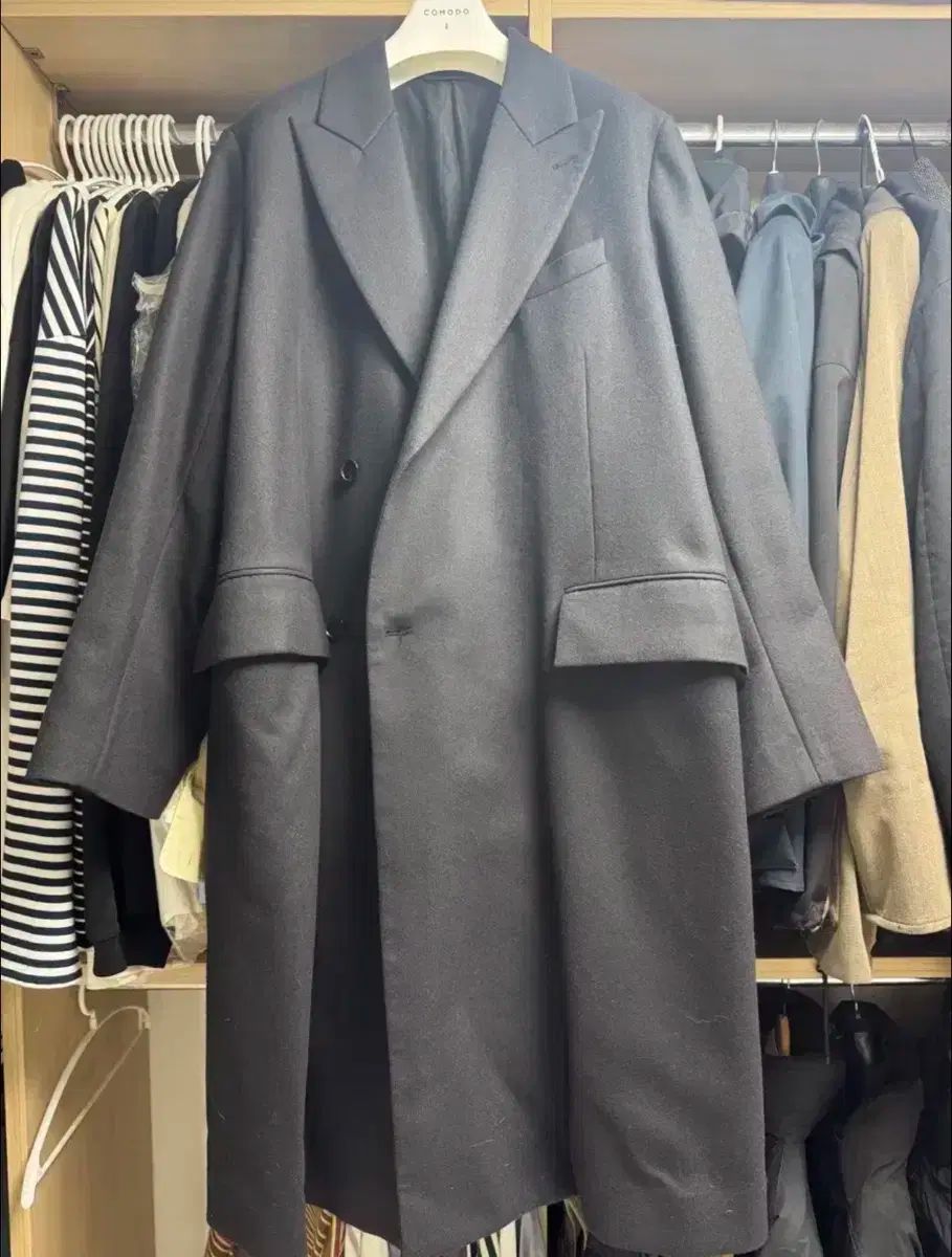 AURALEE ライトメルトン コート ブラック 5サイズ