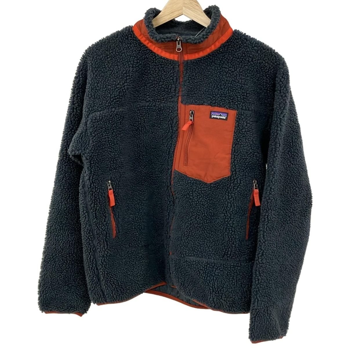 Patagonia パタゴニア ブルゾン サイズXXL XL レディース - ブルーグレー×オレンジ 長袖 秋 冬