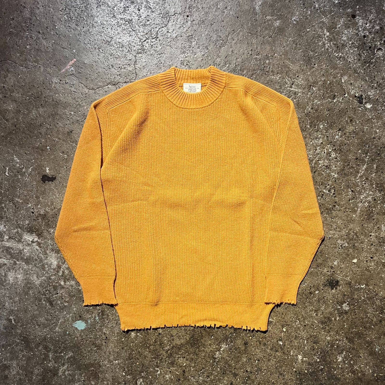 Nikki ESSENTIAL PIECES ニットプルオーバー 3 イエロー ニッキエッセンシャルピーシーズ NEP-AW2311