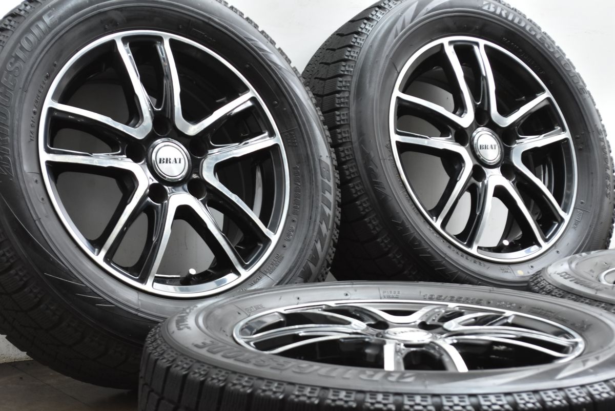セレナ ステップワゴンなどに BRAT 15 in 6 J 43 PCD 114 3 ブリヂストン ブリザック 195 65 R ノア ヴォクシー プレマシー