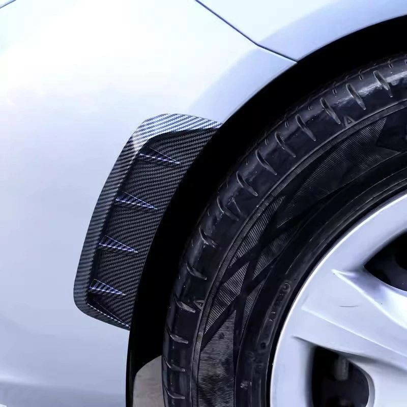 自動車ステッカー ダミーダクト 車 フロントカバー 装飾 エアダクト フェンダー ドレスアップ 自動車 空気流れ取入口装飾 ユニバーサル カーステッカー 2ピース